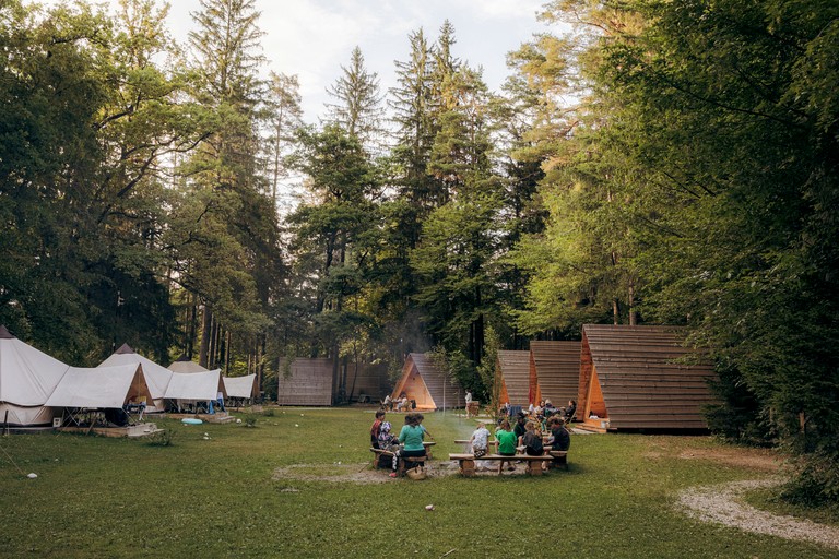 Bell Tents (Slovenia, Mozirje, North East Slovenia)