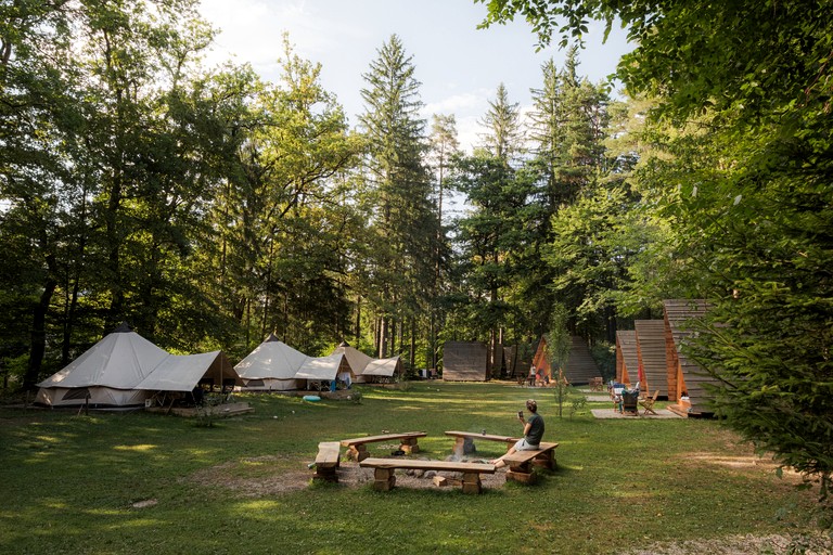 Bell Tents (Slovenia, Mozirje, North East Slovenia)