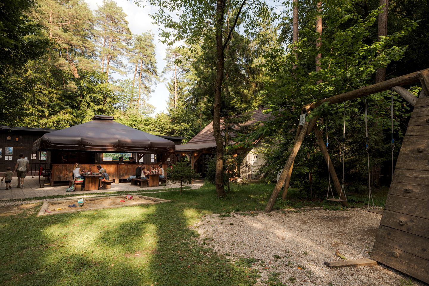 Charming Bell Tent For Outdoor Family Fun in the Slovenian Wilderness