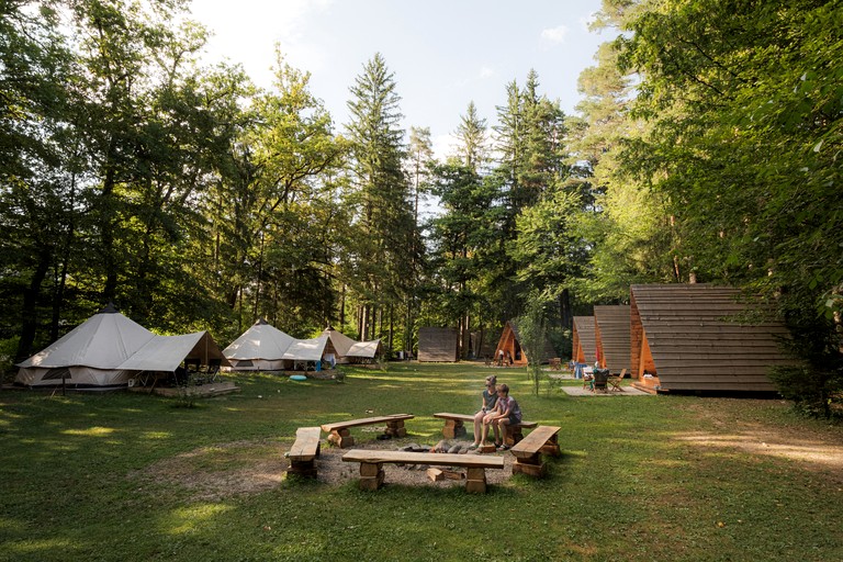 Bell Tents (Slovenia, Mozirje, North East Slovenia)