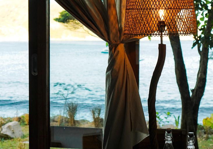 Huts (Indonesia, Labuan Lombok, West Nusa Tenggara)