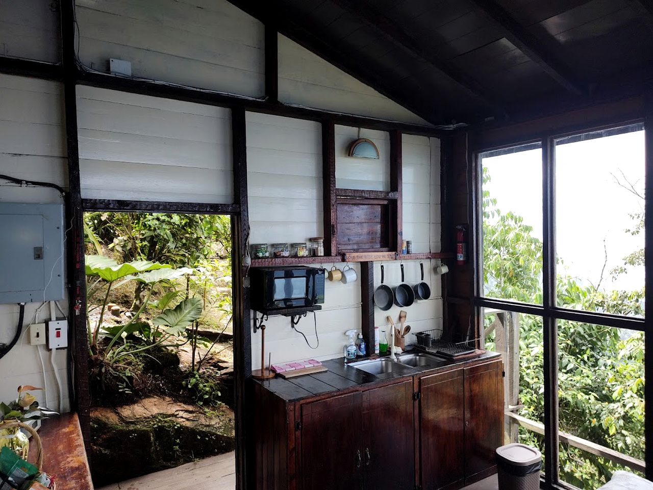 Glass Cabin with Spectacular Views of the Caribbean Rain Forest, Majestic Mountains and Sparkling Sea in Paramin, Trinidad and Tobago