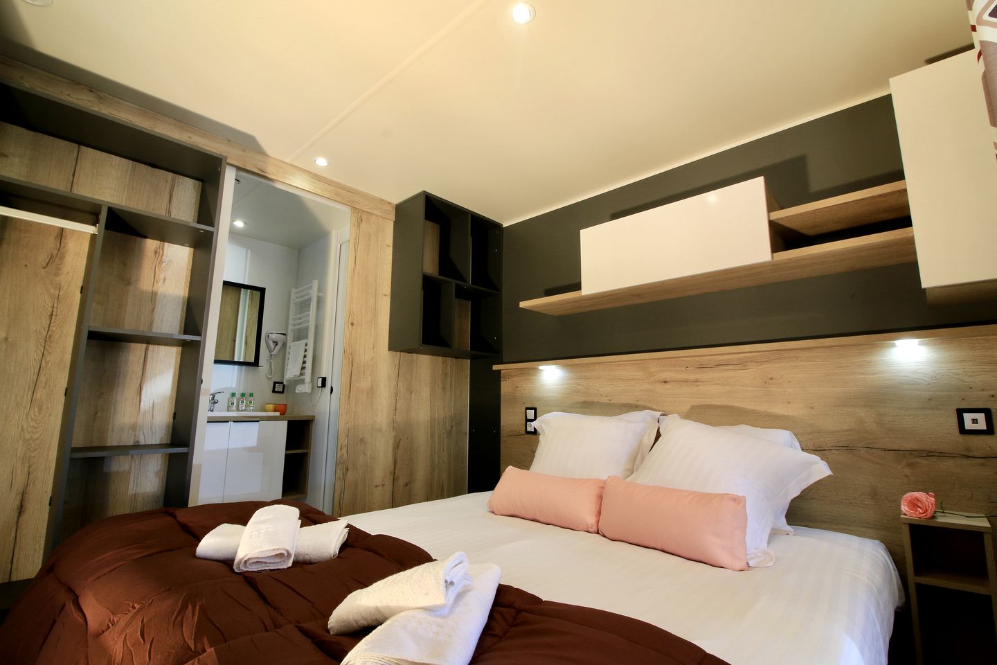 Family Glamping Getaways in France in this Charming Log Cabin Rental