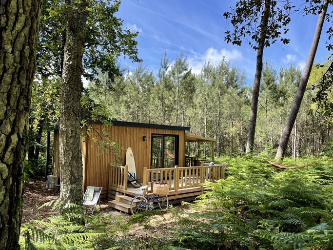 Romantic Getaways in this Rustic Log Cabin Rental in Ondes, France