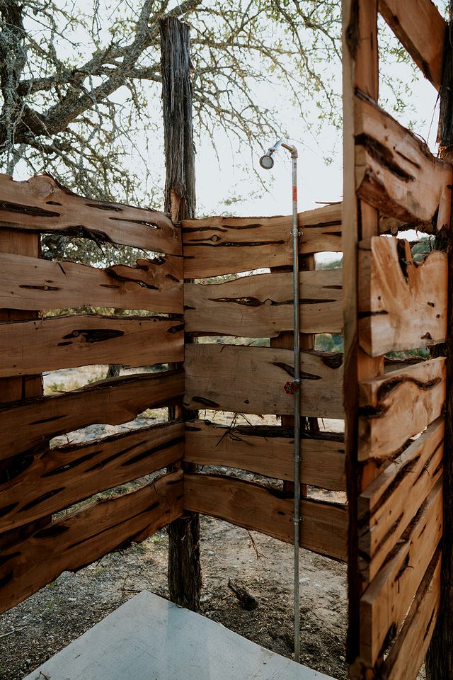 Charming A-Frame Cabin with a Sauna in Center Point, Texas - The Ideal Glamping Destination for a Couple