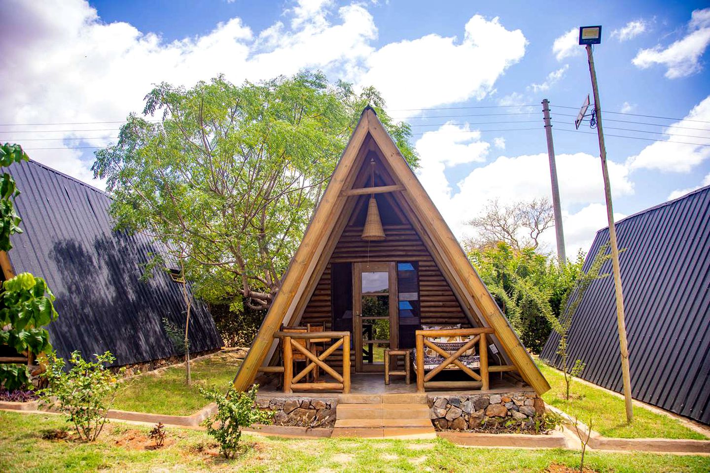 Rustic A-Frames Perfect for a Unique Glamping Escape in Kenya