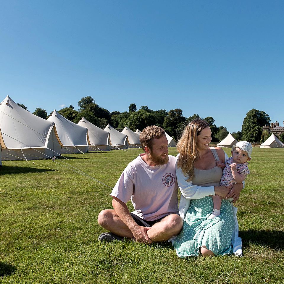 Family-Friendly Bell Tent Glamping on this Working Farm near Stratford-Upon-Avon, United Kingdom