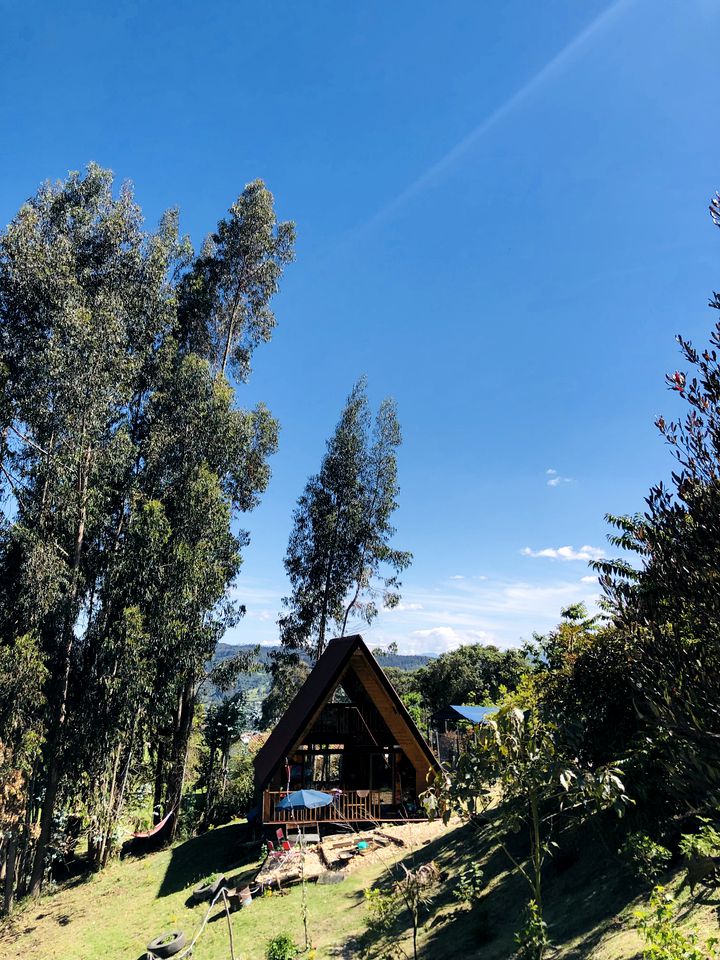 Incredible Lofted A-Frame Nestled Among Nature in Colombia