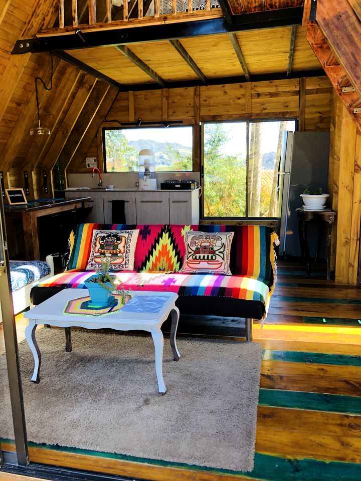 Incredible Lofted A-Frame Nestled Among Nature in Colombia