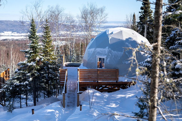Domes (Canada, Baie Saint Paul, Quebec)