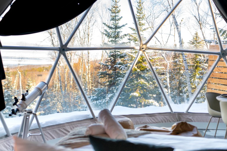 Domes (Canada, Baie Saint Paul, Quebec)