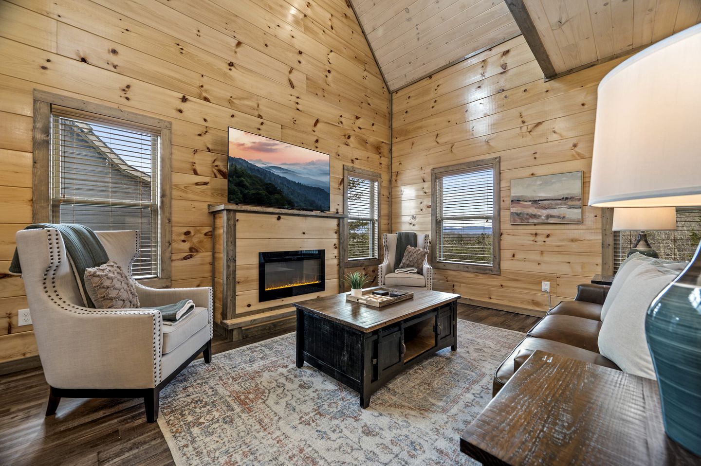 Great Smoky Mountain Retreat in this Luxury Cabin Rental for 10 with a Pool in Tennessee