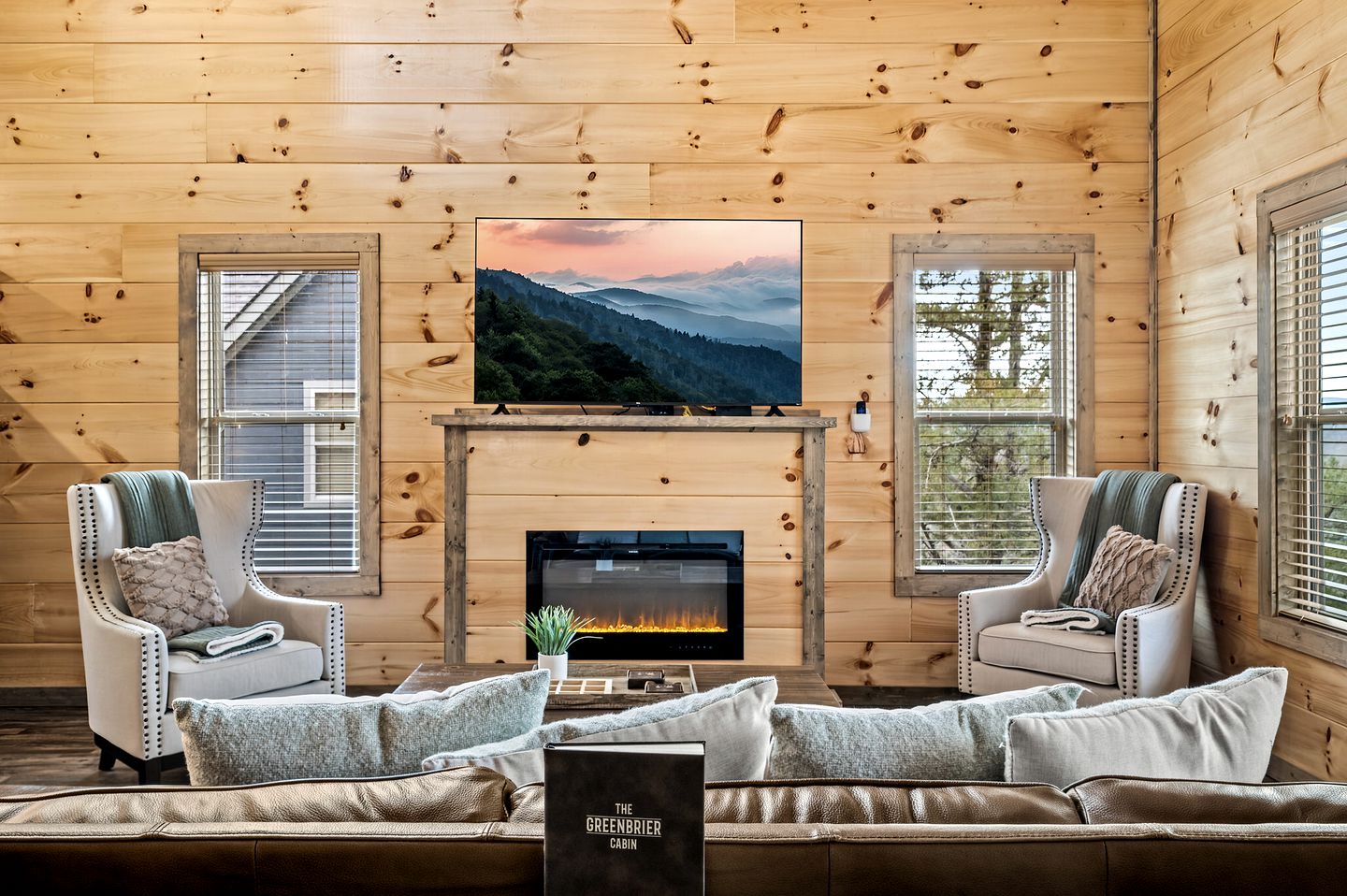 Great Smoky Mountain Retreat in this Luxury Cabin Rental for 10 with a Pool in Tennessee