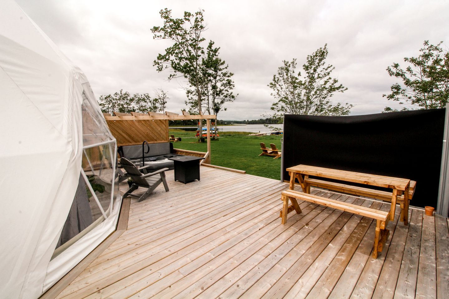 Getaways to the Canadian Countryside in this Lovely Dome Rental in Nova Scotia