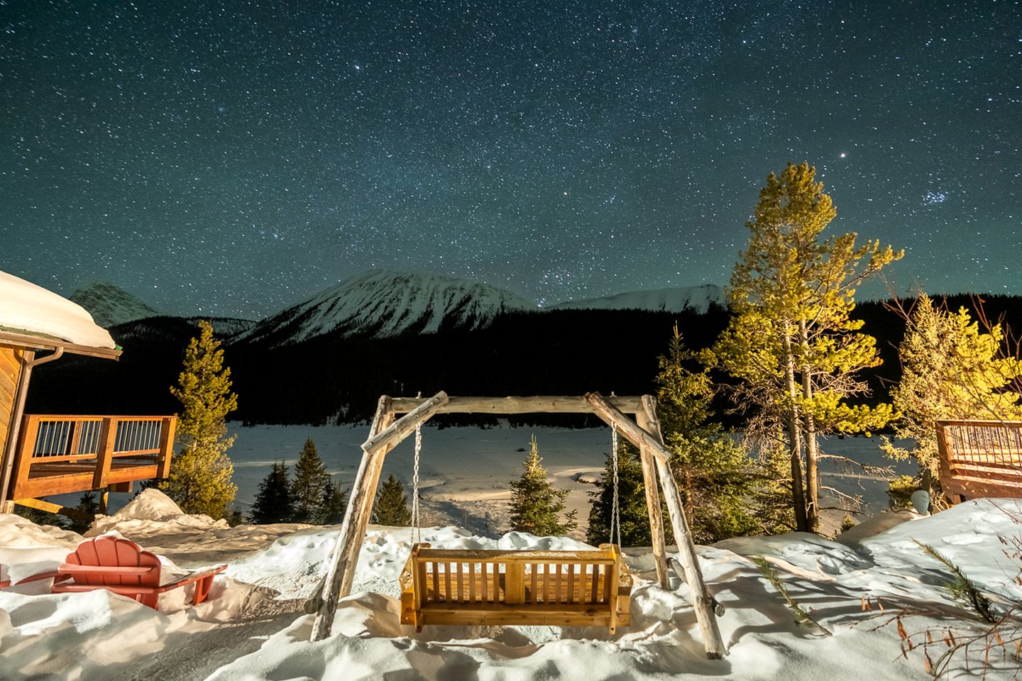 Elevated All Inclusive Glamping Experience with Meals Included at Glorious Alberta Rockies Resort