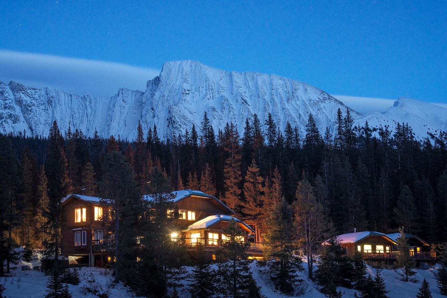 Elevated All Inclusive Glamping Experience with Meals Included at Glorious Alberta Rockies Resort