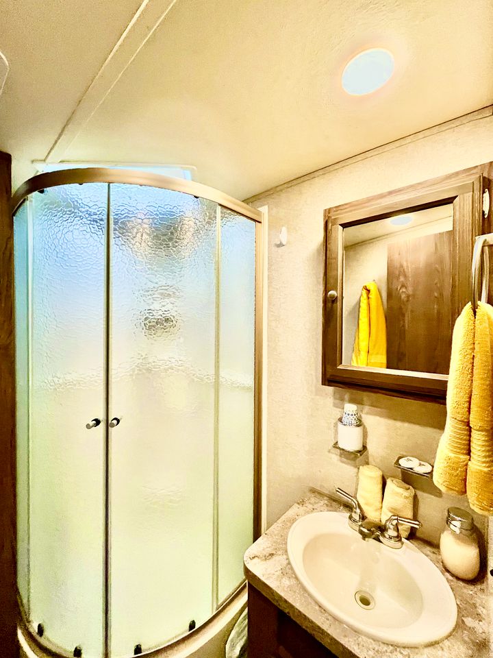 Texas Glamping Vacations in this Charming Caravan Rental in Dripping Springs