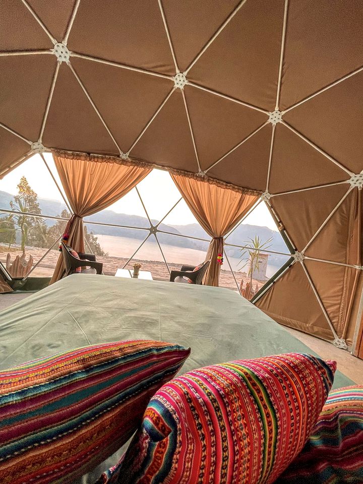 Off-Grid Luxurious Domes with Spectacular Lake and Mountain Views in Peru