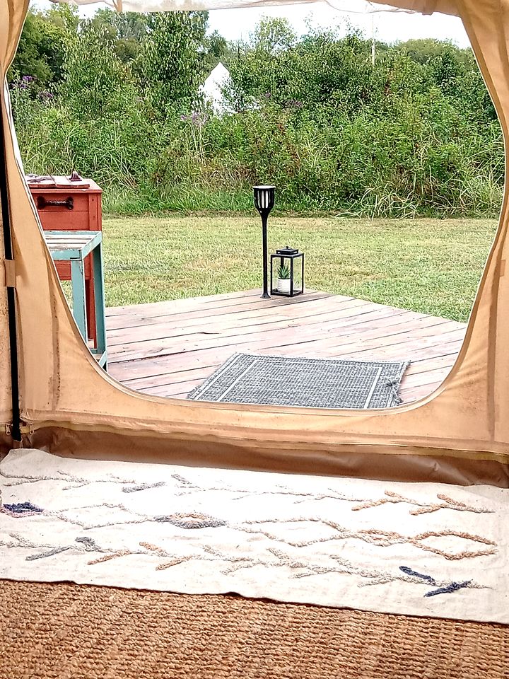 Cozy Sky Gazer Lotus Bell Glamping With Hot Tub