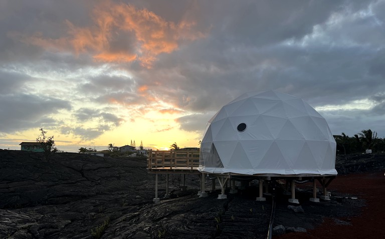 Comfortable Equipped Dome with Beautiful Starry Night Views in Pahoa, Hawaii