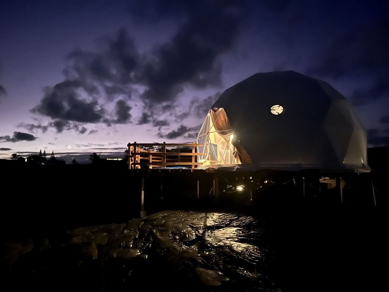 Comfortable Equipped Dome with Beautiful Starry Night Views in Pahoa, Hawaii