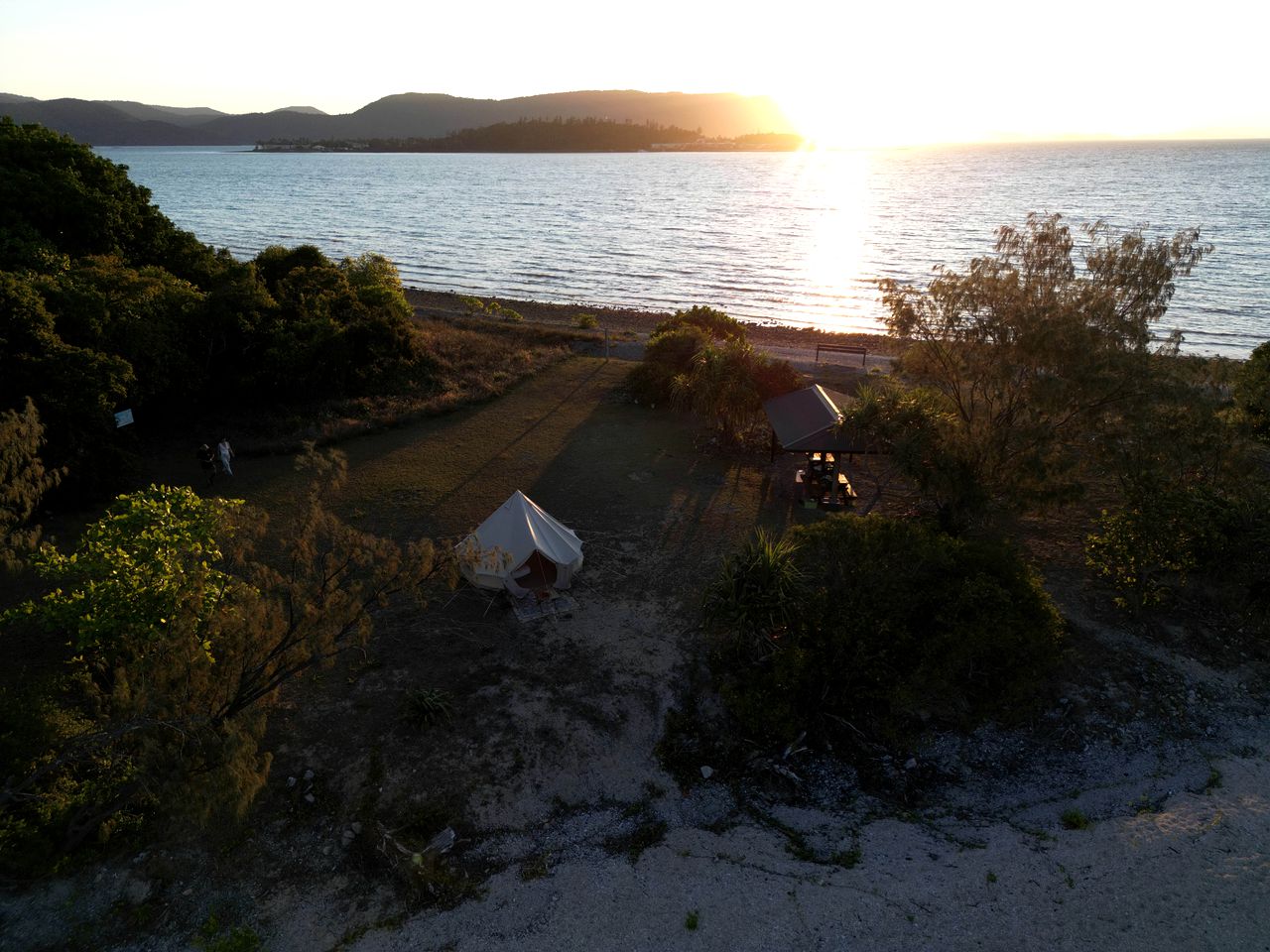 Off-Grid Cozy Bell Tent Ideal for Two in Queensland