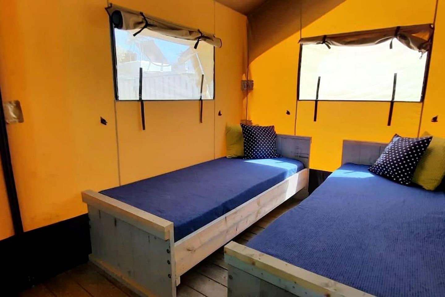 Spectacular Family Safari Tent with Outdoor Living Space Fully Equipped in Greece