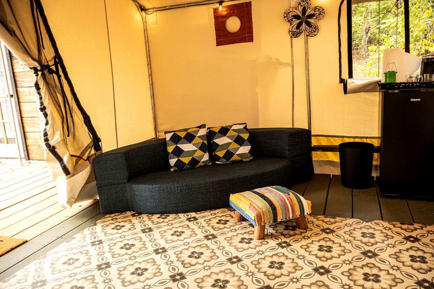 Comfortable Safari Tent Incredible to Reconnect with Nature in Brasstown, North Carolina