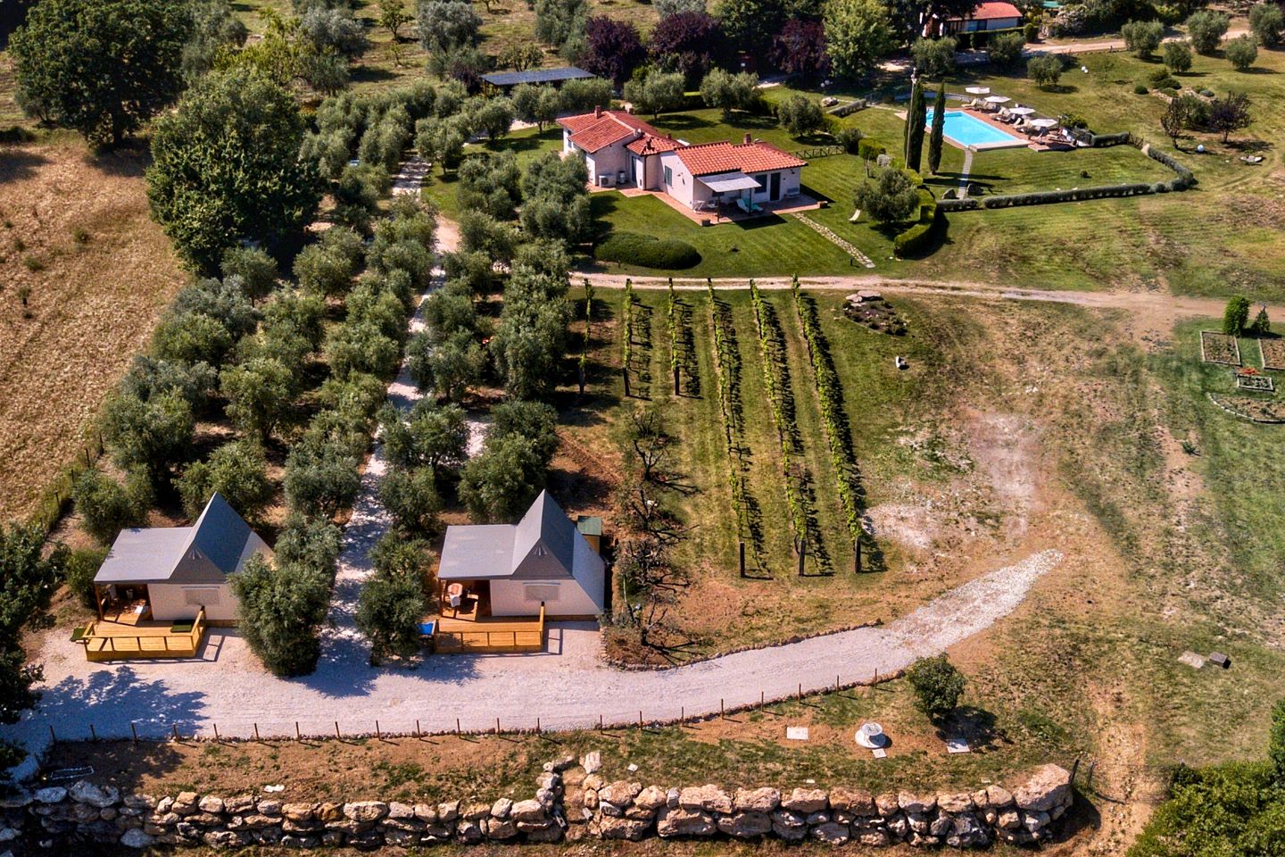 Luxurious Eco-Friendly Glamping Experience with Jacuzzi and Pool in Saturnia, Tuscany