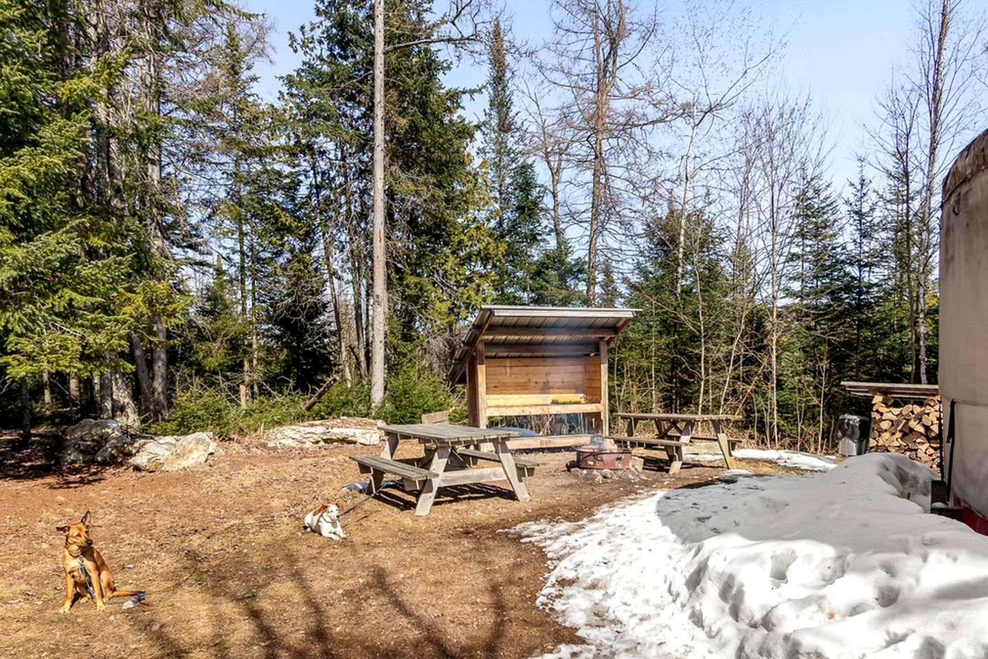 Incredible Spacious Yurt for a Unique Relaxing Getaway in Nature near Lac Green in Harrington, Quebec