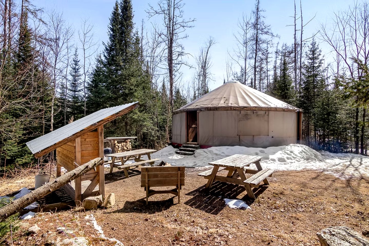 Yurts (Canada, Harrington, Quebec)