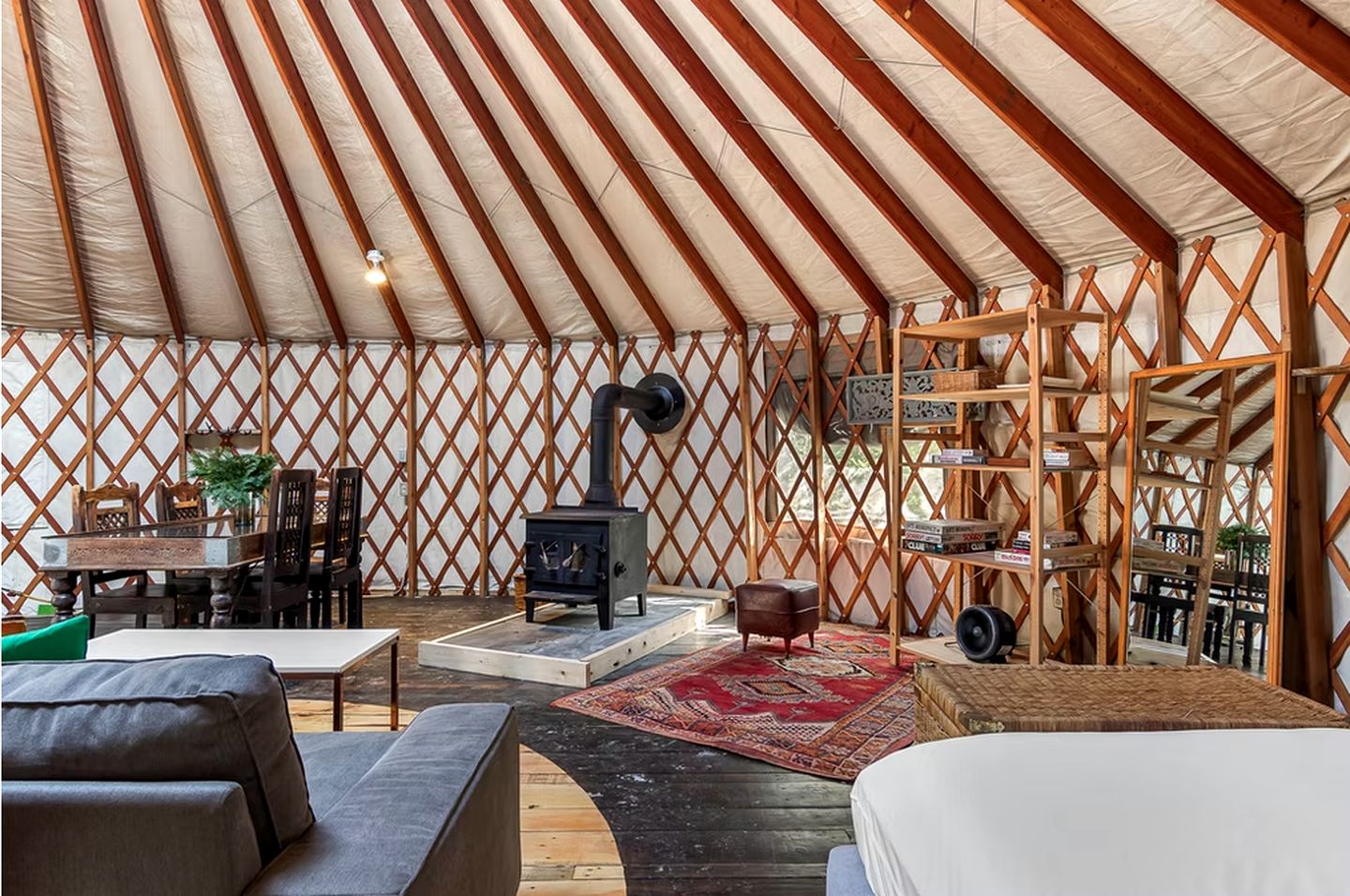Incredible Spacious Yurt for a Unique Relaxing Getaway in Nature near Lac Green in Harrington, Quebec