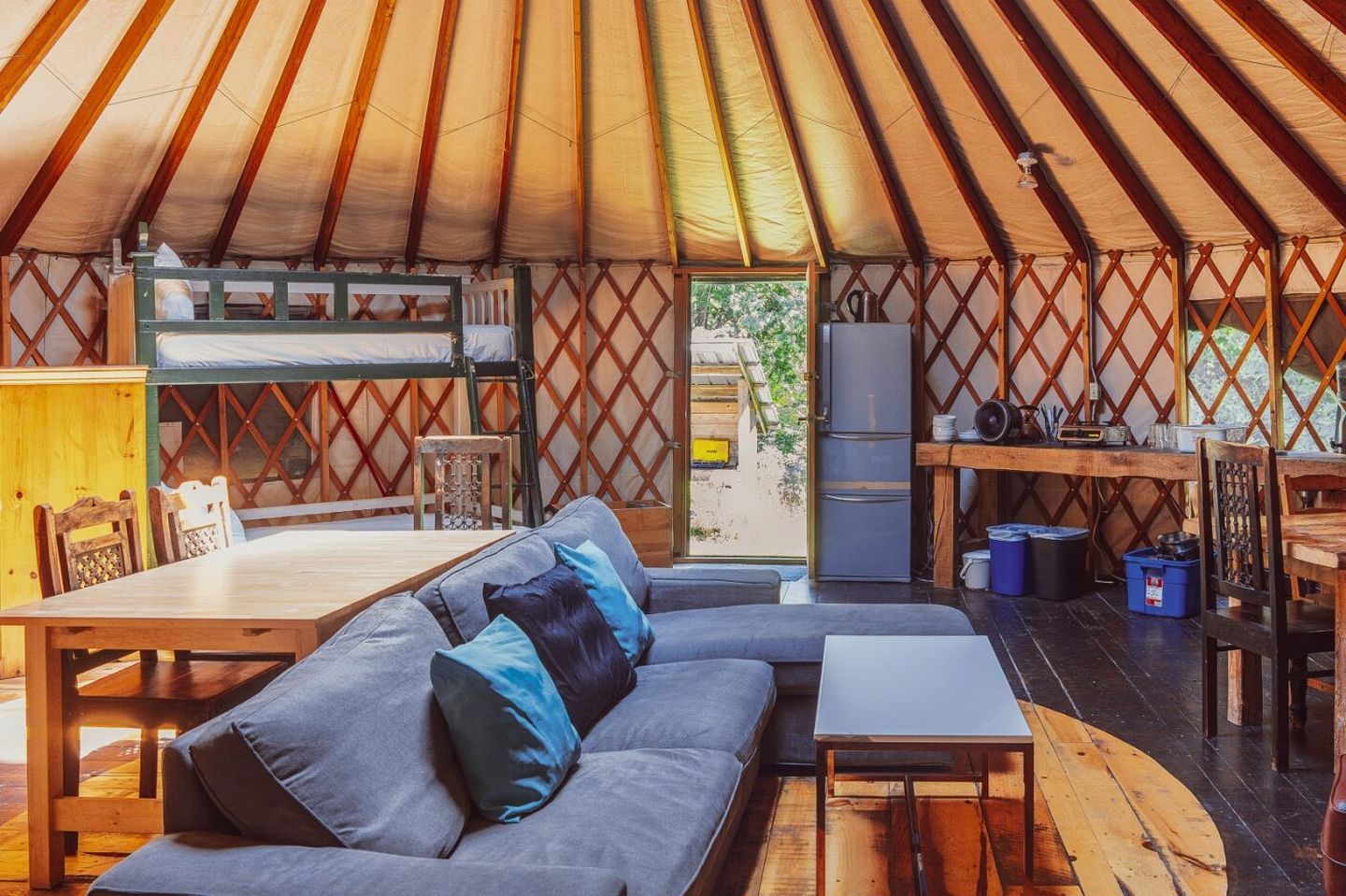Incredible Spacious Yurt for a Unique Relaxing Getaway in Nature near Lac Green in Harrington, Quebec
