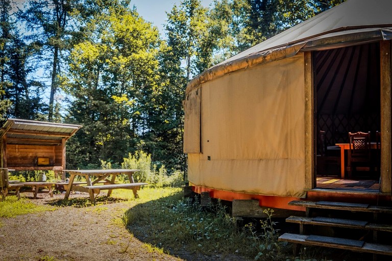 Yurts (Canada, Harrington, Quebec)