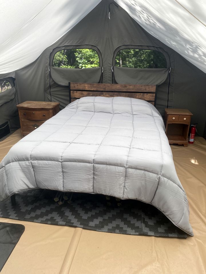 Reconnect with Nature at this Glamping Tent in East Wakefield, New Hampshire