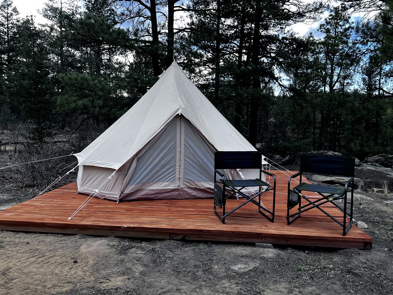 Private Bell Tent with Amazing Stargazing in Colorado