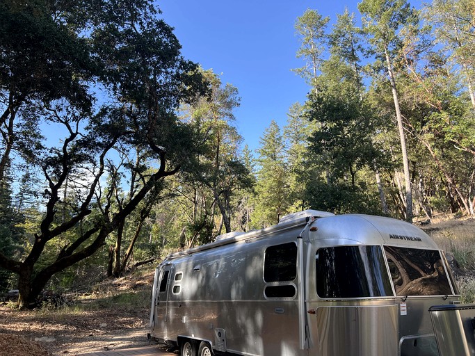 Secluded Airstream for Glamping Near Big Basin, Redwoods California