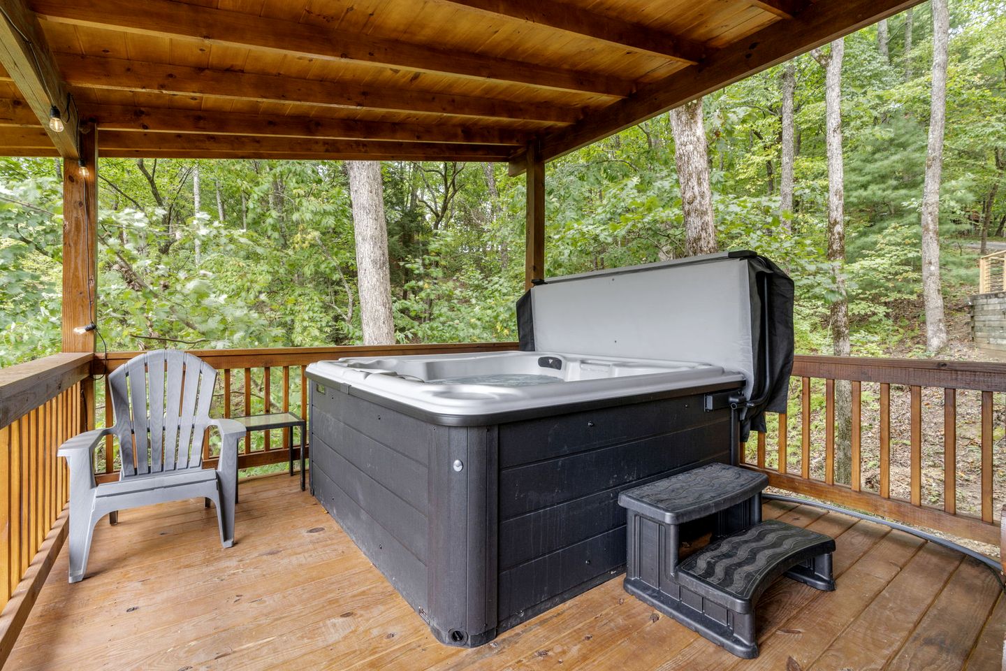 Secluded Cabin in the Woods with Hot Tub and Fire Pit in Blue Ridge, Georgia