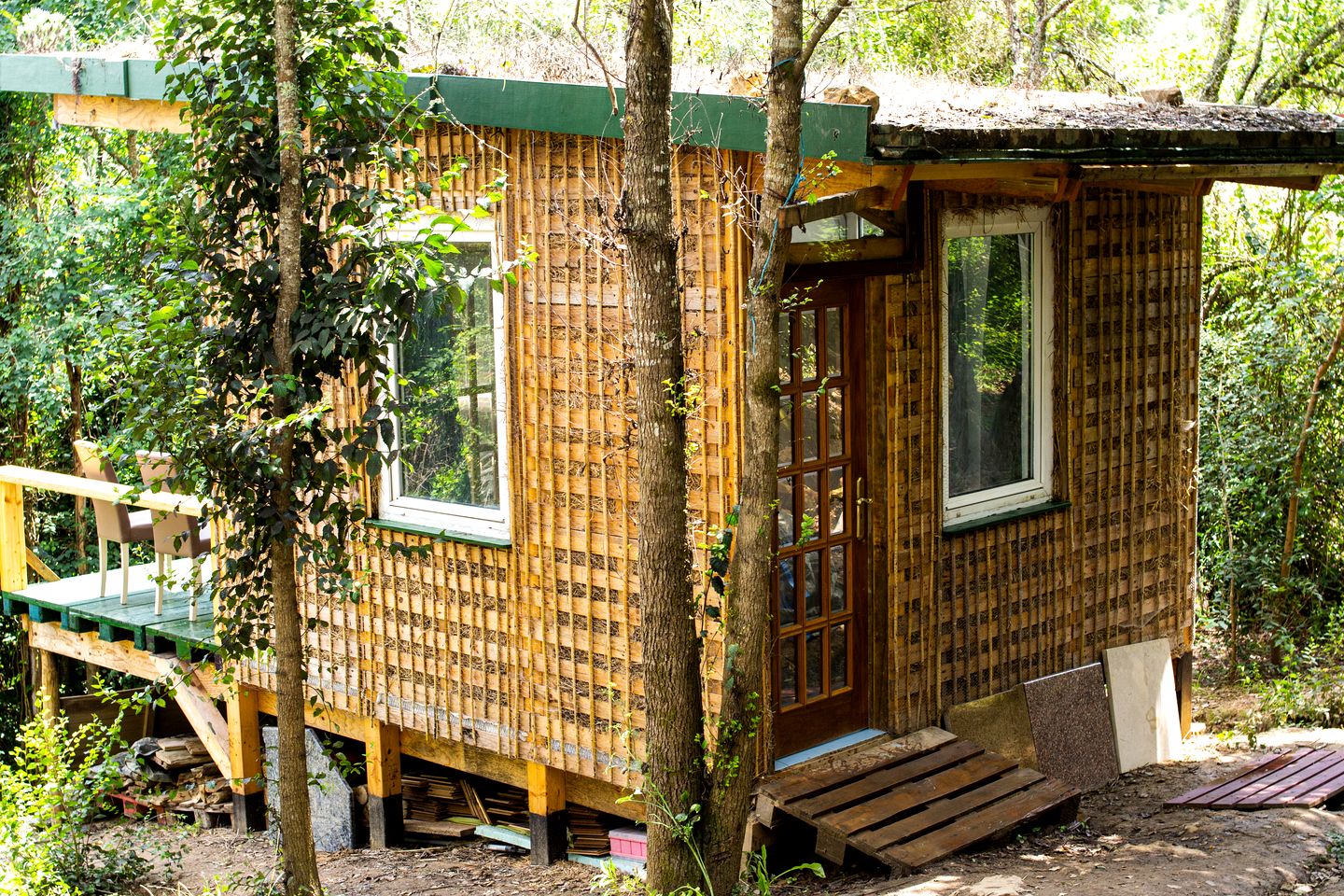 Picturesque Tiny Cabin Nestled into the Woods Near the Coast in Portugal