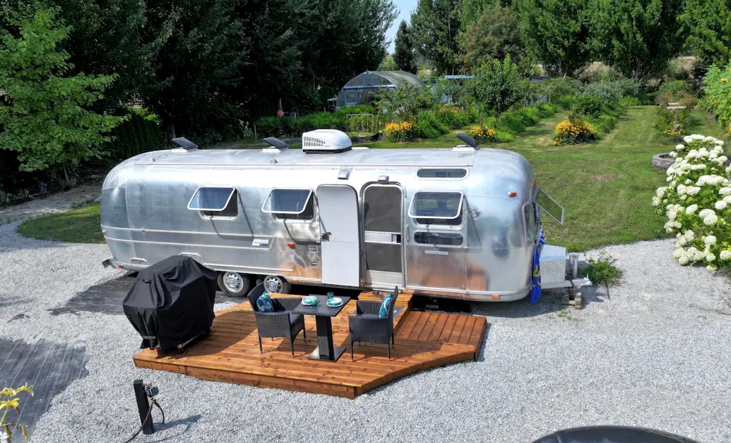 Vintage Airstream Fully Remodeled with BBQ in British Columbia