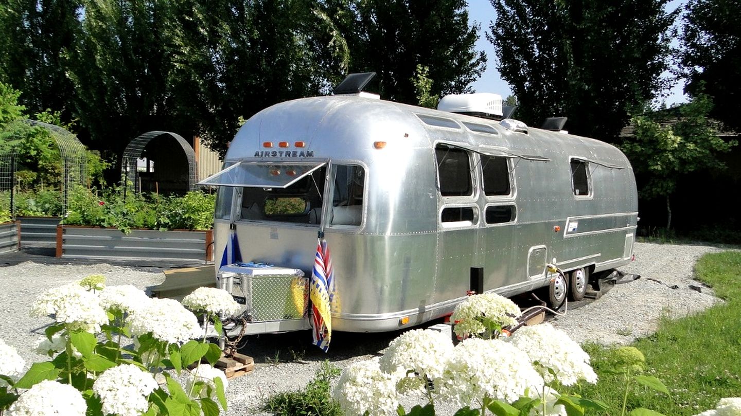 Vintage Airstream Fully Remodeled with BBQ in British Columbia