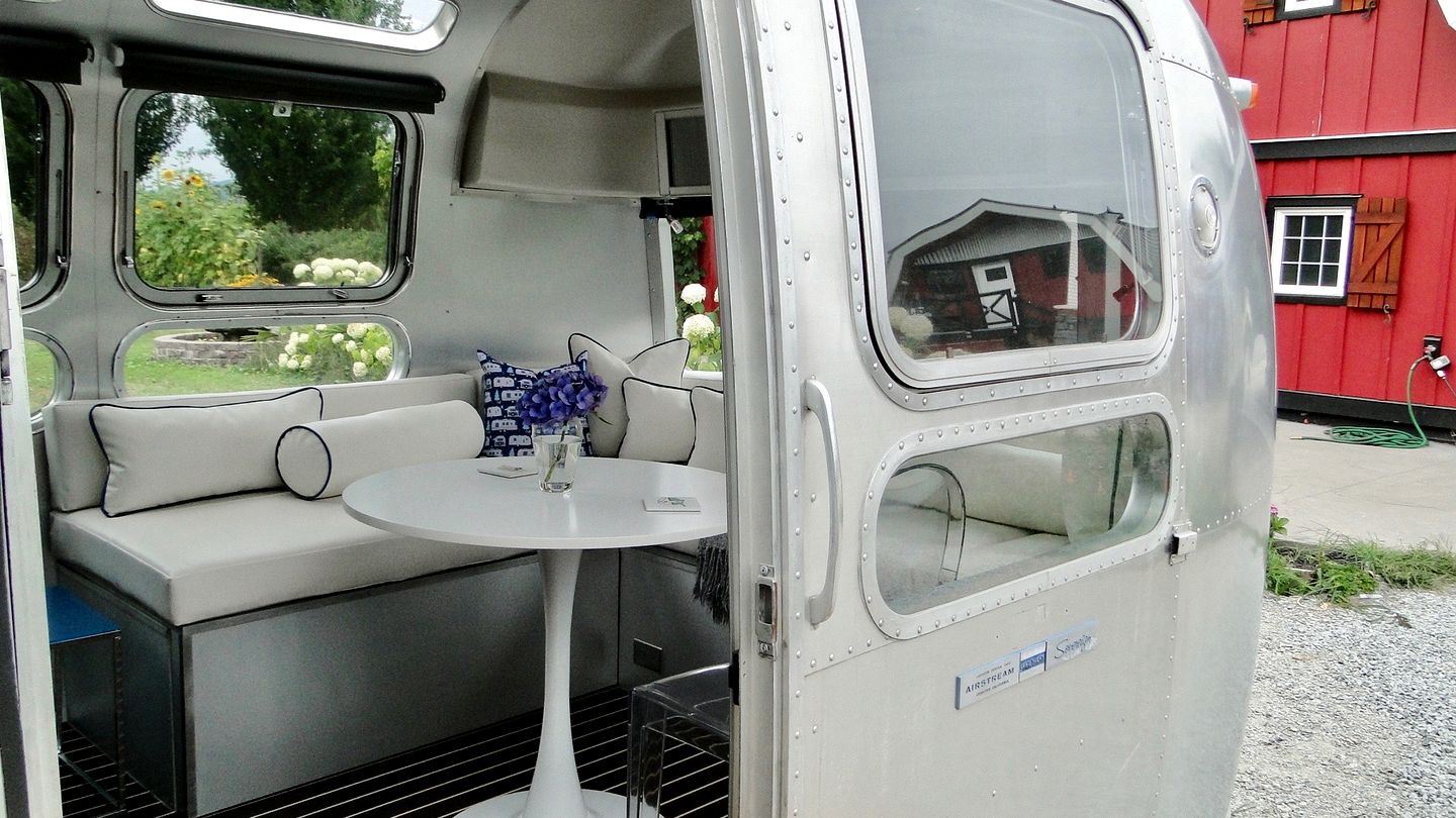 Vintage Airstream Fully Remodeled with BBQ in British Columbia