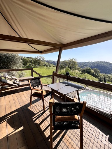 Tented Cabins (Italy, Montorgiali, Toscana)