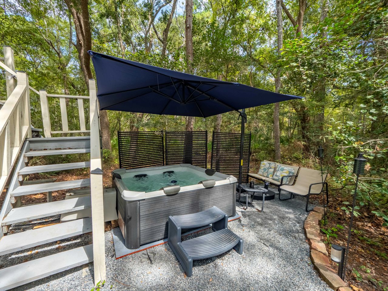 Charming Riverfront Cottage Private Deck and Views in Hortense, Georgia