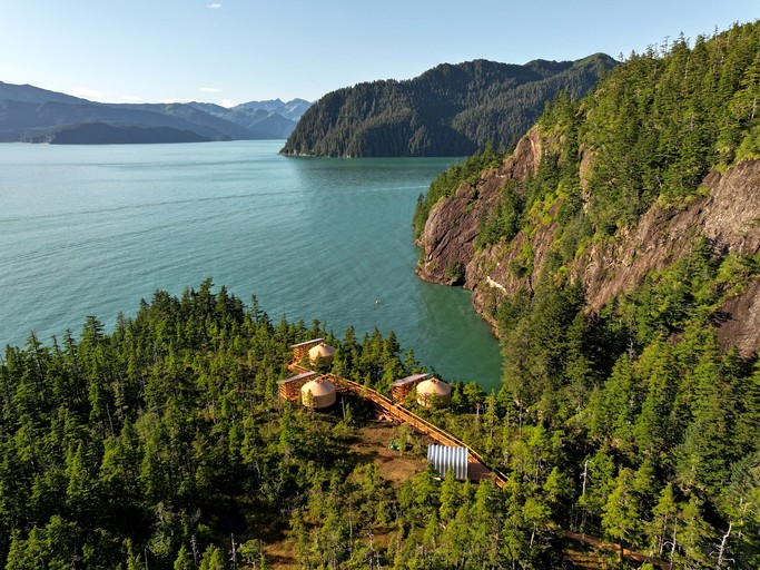 Yurts (United States of America, Seward, Alaska)