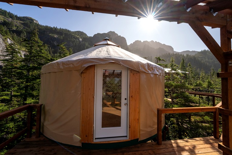 Yurts (United States of America, Seward, Alaska)