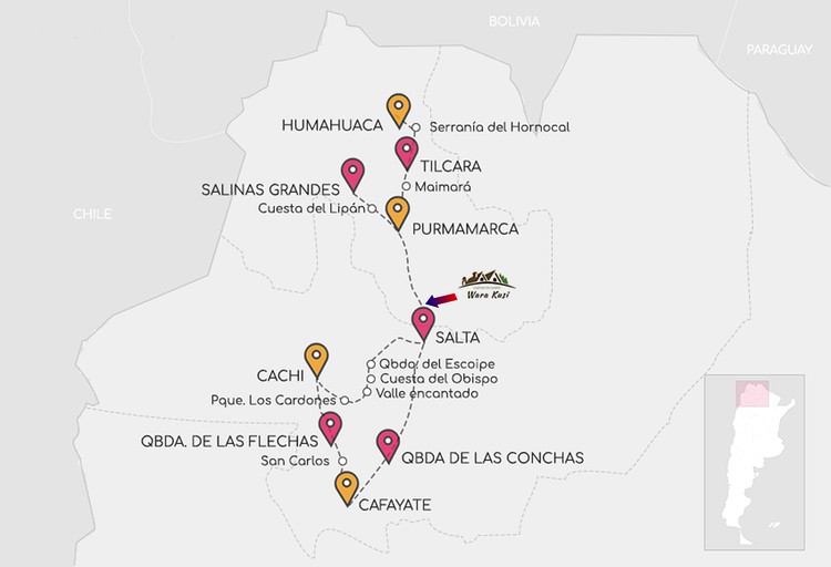 Cabins (Argentina, Vaqueros, Salta)
