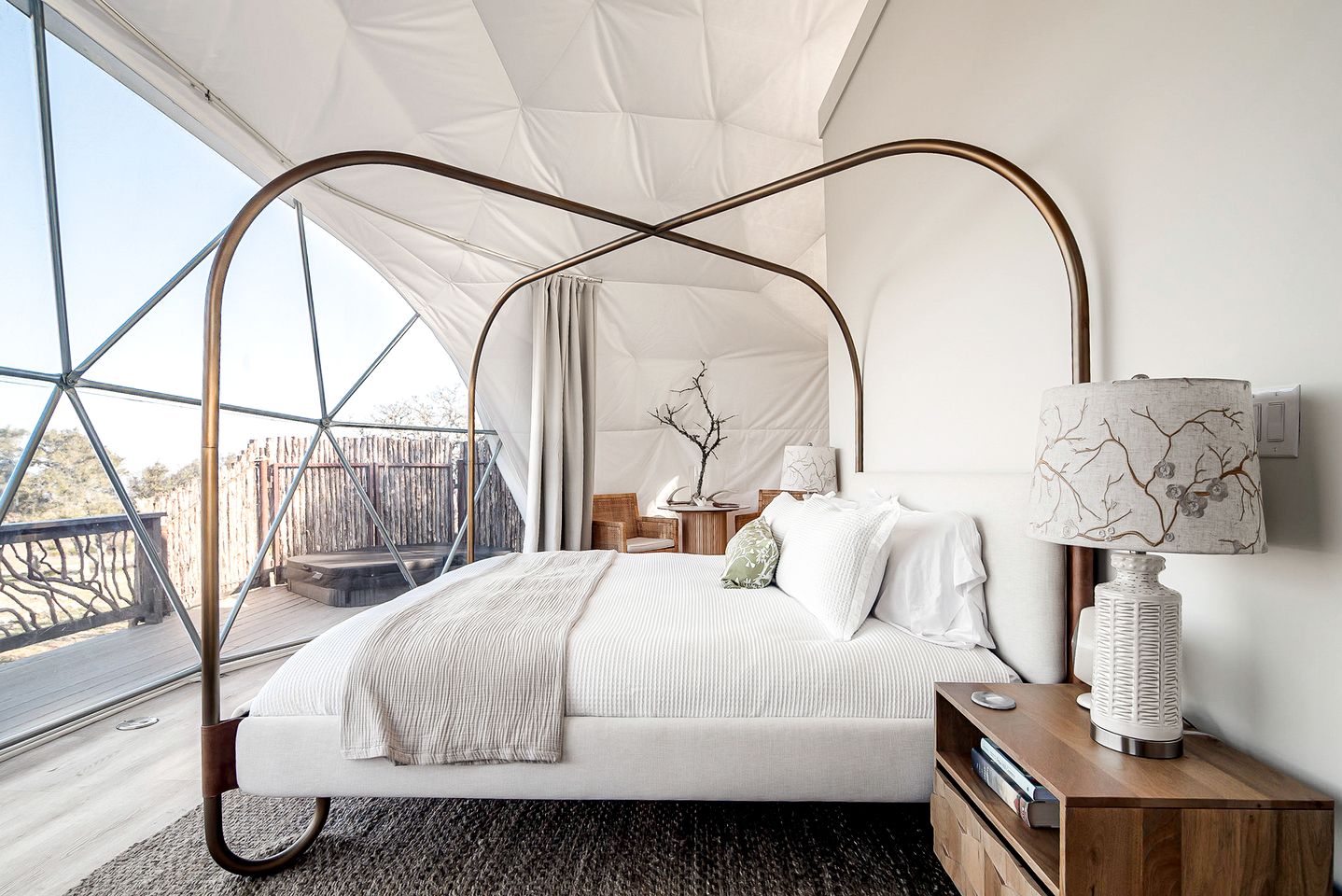Romantic Domes with Hot-Tub and Hill Country Views in Texas