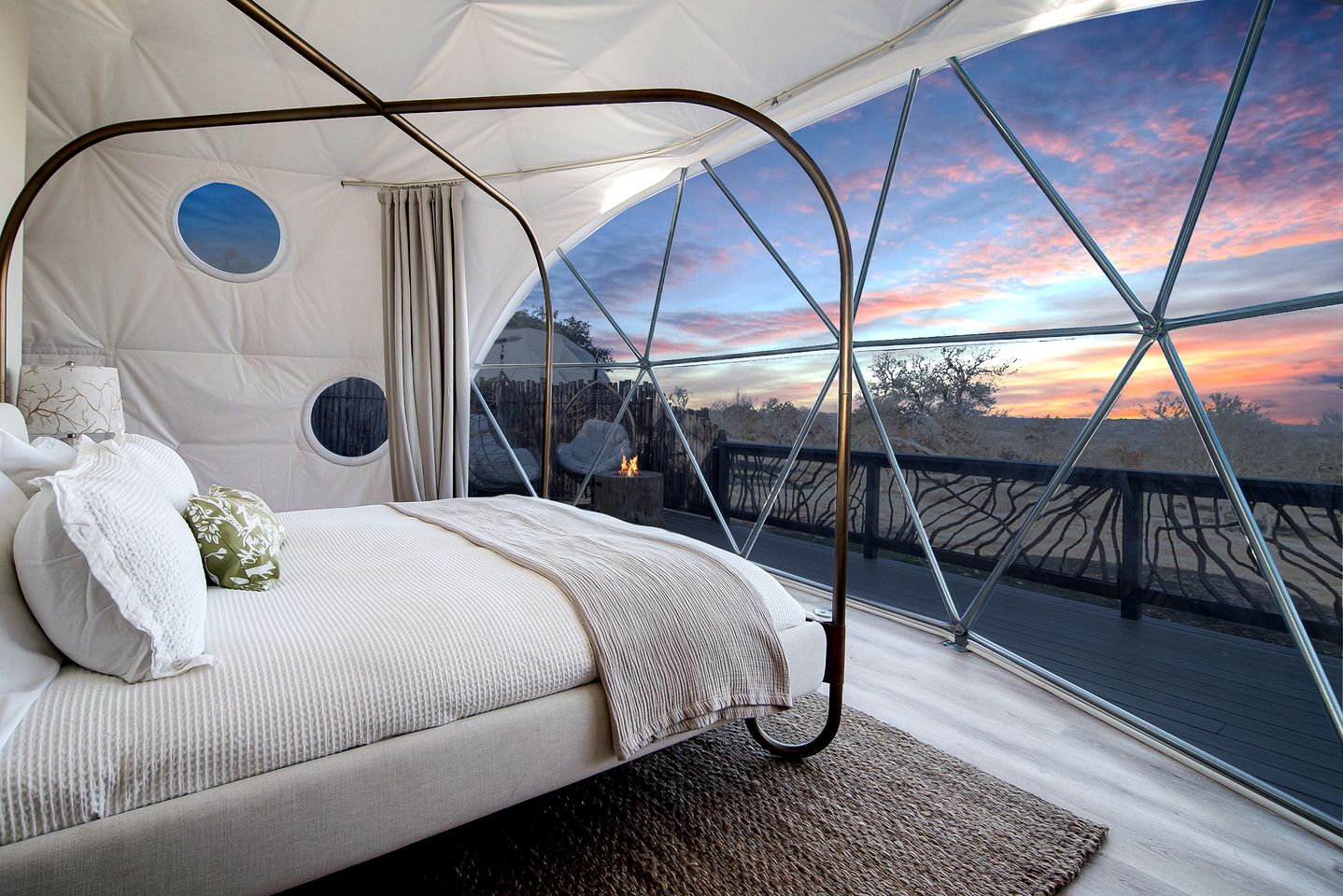 Romantic Domes with Hot-Tub and Hill Country Views in Texas