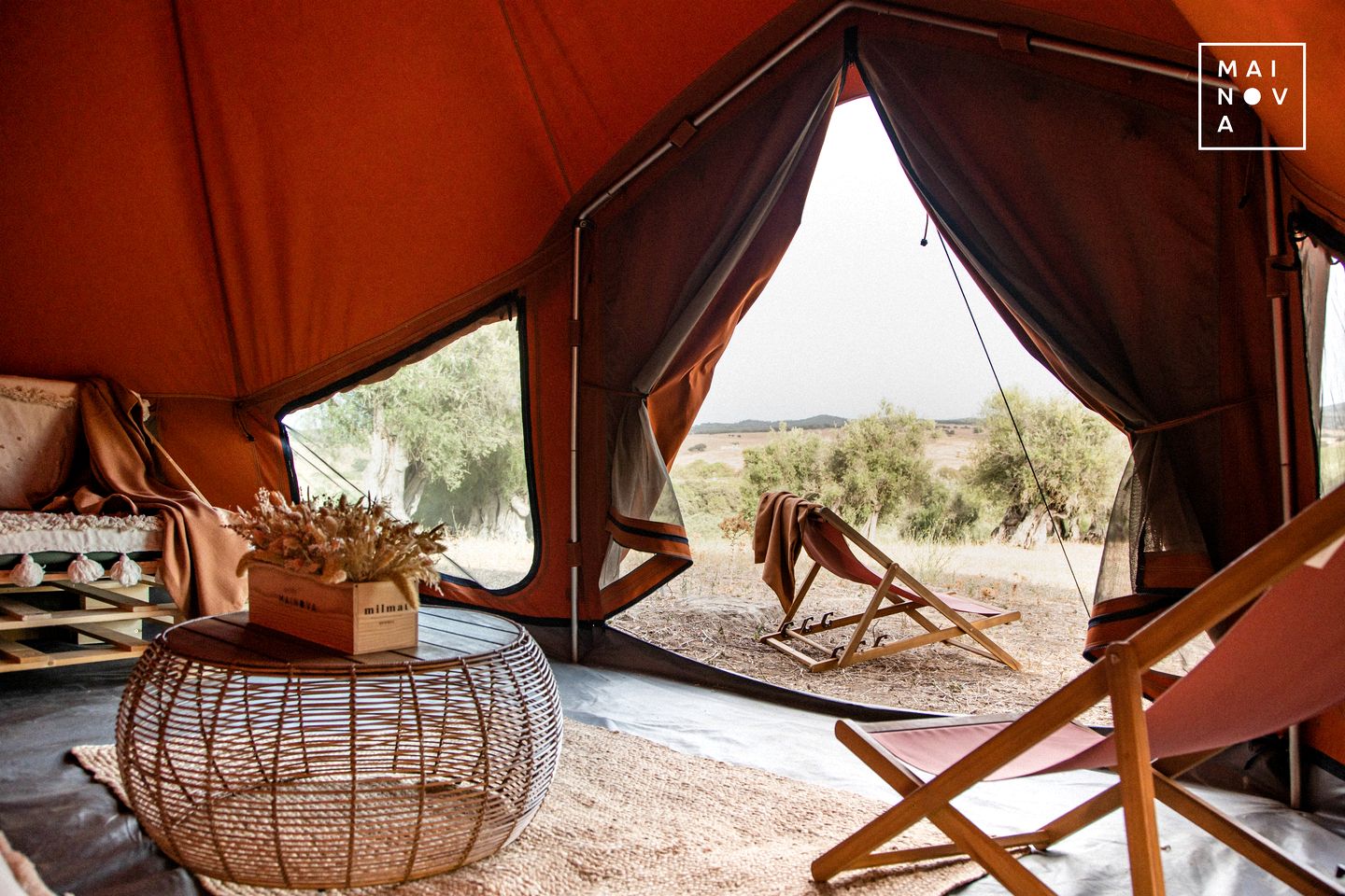 Design Private Bell Tents Great for a Glamping Experience in Portugal